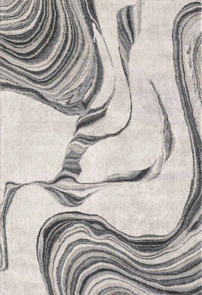 Kas Hue 4756 Ivory Marbled Stone Rug