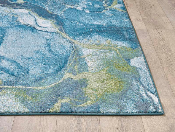 Kas Illusions 6225 Teal Stone Rug