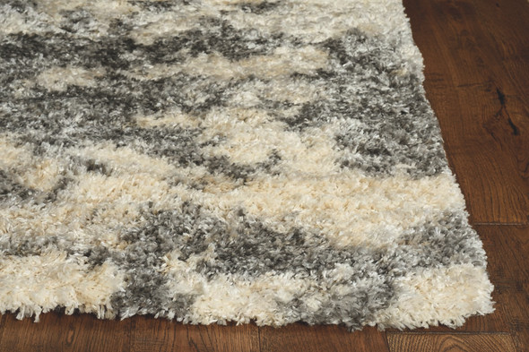 Kas Merino 6713 Ivory Grey Silhouette Rug