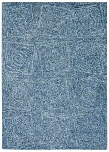 Kas Serenity 1263 Navy Geo Rug