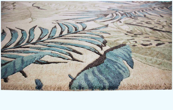 Kas Sparta 3183 Ivory Blue Leopard Rug