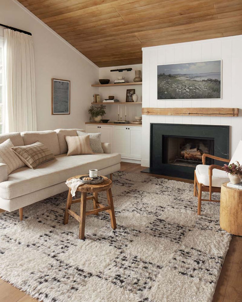 Angela Rose x Loloi Amira AMI-01 Ivory Granite Rug