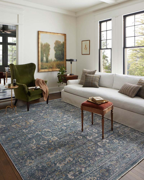 Jean Stoffer x Loloi Bradbury BRU-03 Ocean Gold Rug