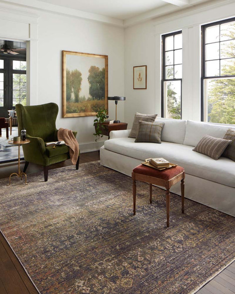 Jean Stoffer x Loloi Bradbury BRU-05 Ink Multi Rug