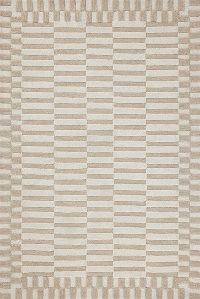 Chris Loves Julia x Loloi Bradley BRL-02 Ivory Beige Rug