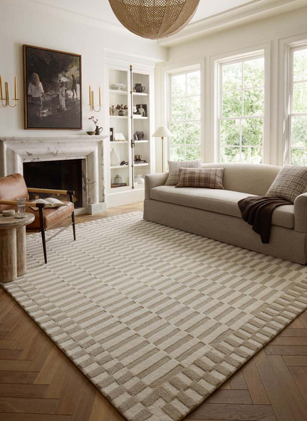Chris Loves Julia x Loloi Bradley BRL-02 Ivory Beige Rug