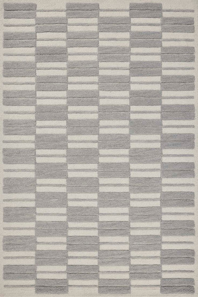 Chris Loves Julia x Loloi Bradley BRL-03 Ivory Grey Rug