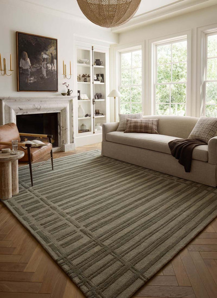 Chris Loves Julia x Loloi Bradley BRL-07 Sage Olive Rug