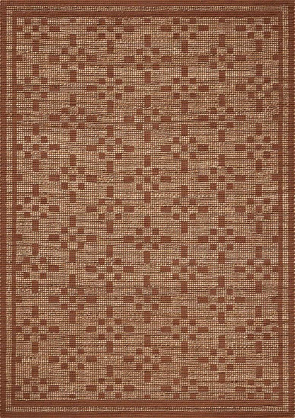 Chris Loves Julia x Loloi Judy JUD-07 Natural Spice Rug