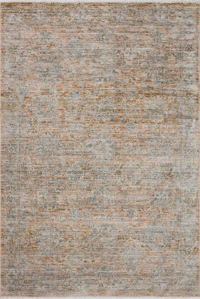 Jean Stoffer x Loloi Katherine KES-02 Terracotta Smoke Rug
