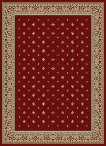 Concord Ankara 6300 Pin Dot Red Area Rug