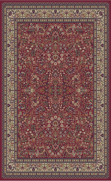 Concord Jewel 4110 Sarouk Red Area Rug
