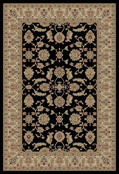 Concord Jewel 4443 Antep Black Area Rug