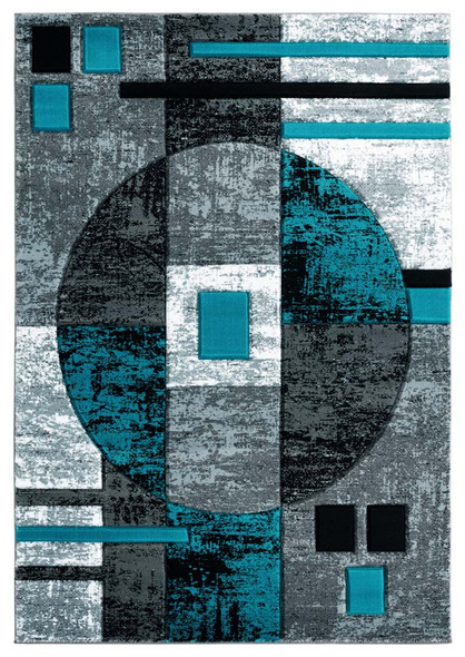 United Weavers Bristol 2050 10169 Epsilon Turquoise Rug