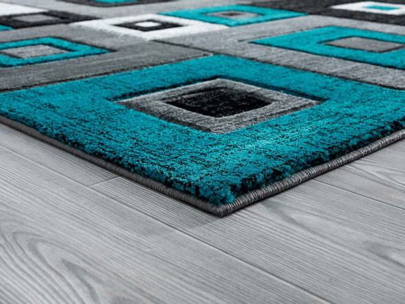 United Weavers Bristol 2050 10269 Cicero Turquoise Rug