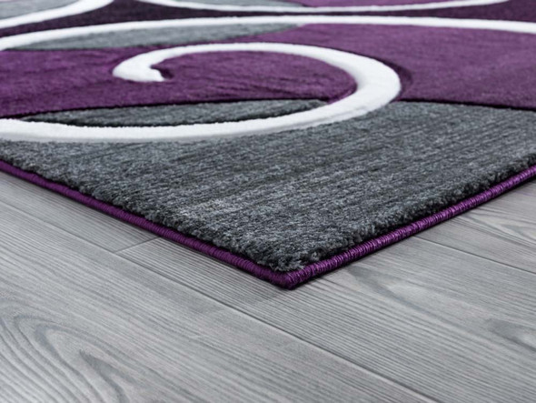 United Weavers Bristol 2050 10382 Riley Plum Rug