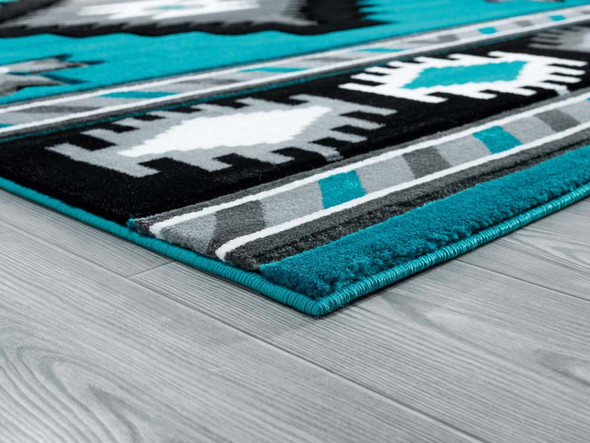 United Weavers Bristol 2050 10469 Caliente Turquoise Rug