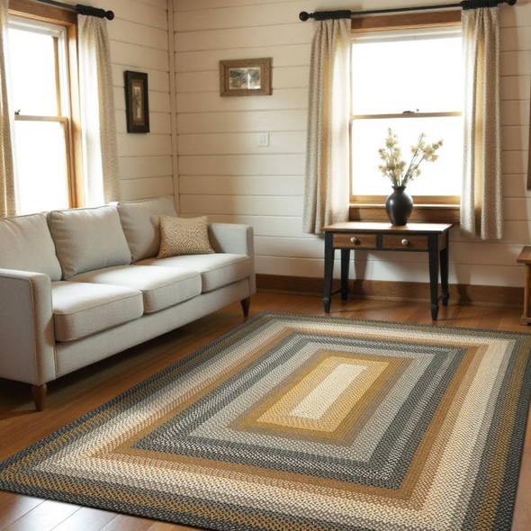 Cocoa Bean Cotton Rug by Homespice