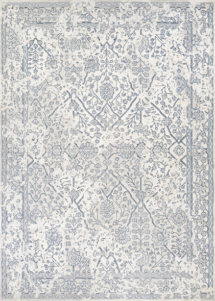 Couristan Marina Lillian 8974-0567 Oyster Slate Blue Area Rug