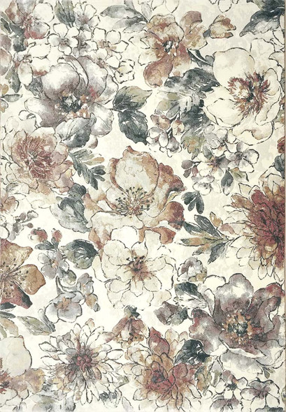 Dynamic Eclipse 63528 6747 Cream Multi Area Rug