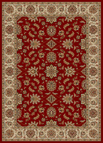Como 1592 Red Rug by Radici