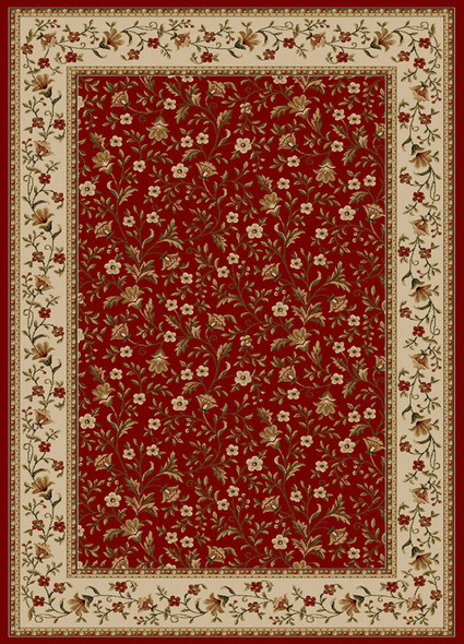 Como 1593 Red Rug by Radici