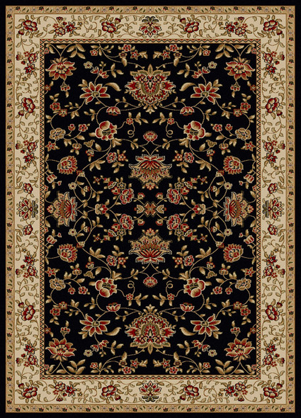 Como 1597 Black Rug by Radici