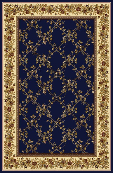 Noble 1427 Navy Rug by Radici