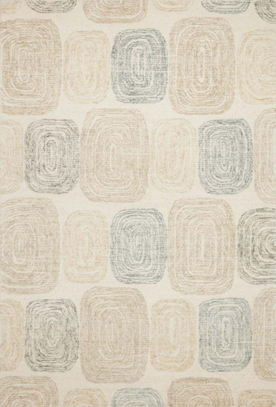 Loloi Milo MLO-01 Teal Neutral Rug