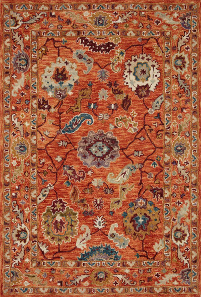 Loloi Padma PMA-01 Orange Multi Rug