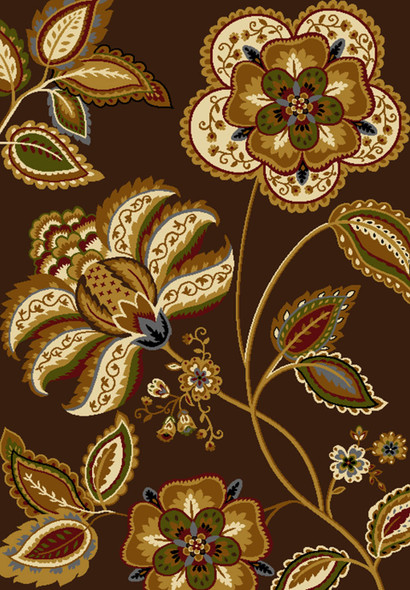 U.W. Affinity 750-00250 Karma Brown Rug