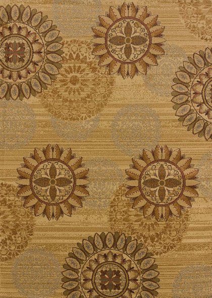 U.W. Affinity 750-00315 Sundial Ivory Rug
