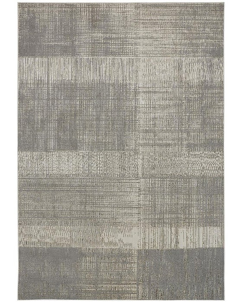Feizy Aura 3736F Gray Beige Rug