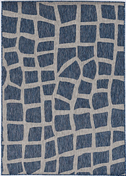 Kas Provo 5763 Blue Grey Bedrock Rug