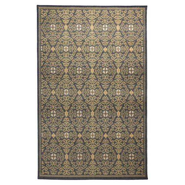 TransOcean Patio 6064 94 Suzani Diamonds Navy Rug