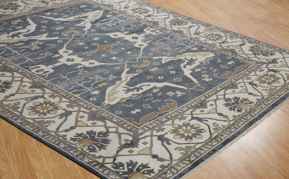 Kalaty Umbria US-106 Denim Ivory Rug