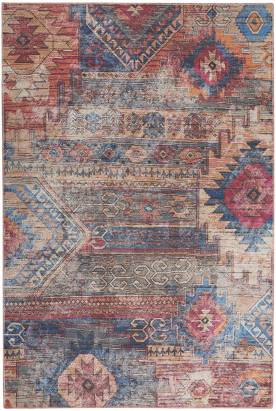 Nourison Nicole Curtis Series 1 SR106 Multicolor Rug