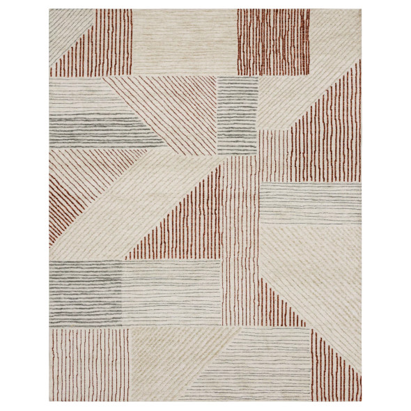 Karastan Bowen By Drew and Jonathan Home R1146 277 Central Valley Red Rug