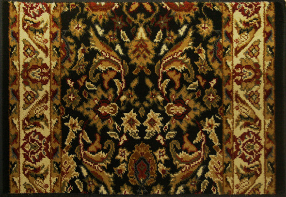 Rio RIO-02 Black Carpet Stair Runner