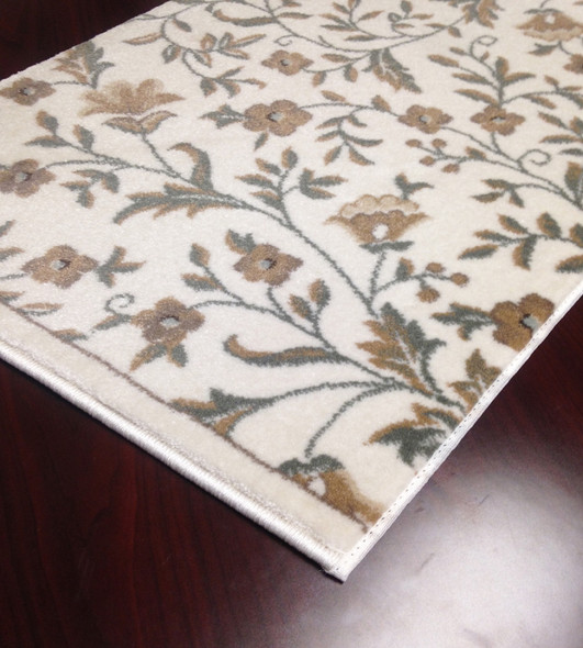 Pisa 6674 Bone Hallway and Stair Runner