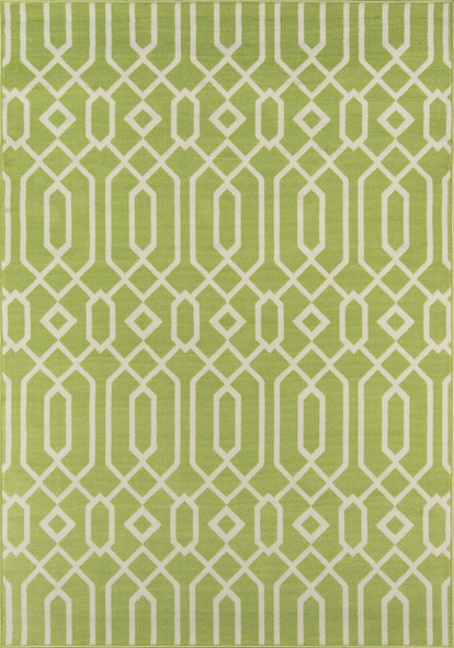 Momeni Baja BAJ-3 Links Green Rug