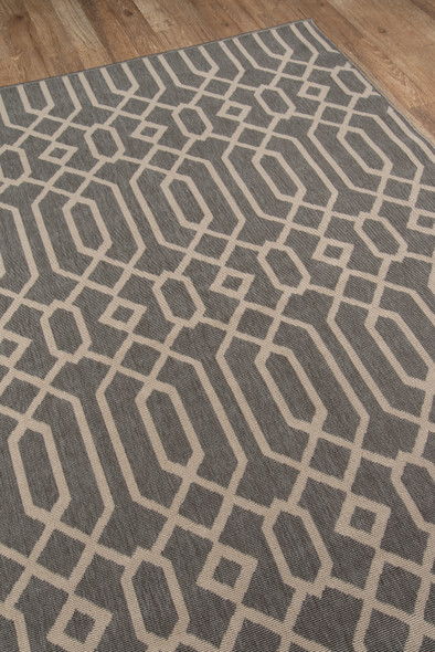 Momeni Baja BAJ-3 Links Grey Rug