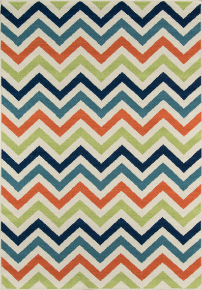 Momeni Baja BAJ-9 Chevron Multi Rug