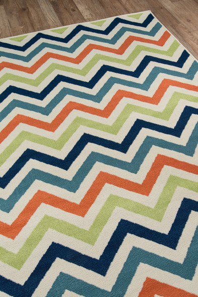 Momeni Baja BAJ-9 Chevron Multi Rug