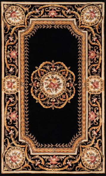 Momeni Harmony India HAI12 Black Rug