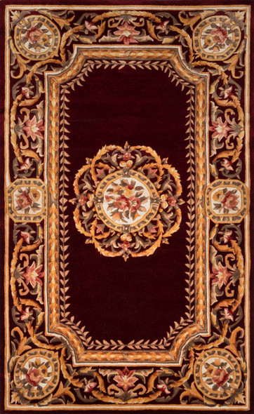 Momeni Harmony India HAI12 Burgundy Rug