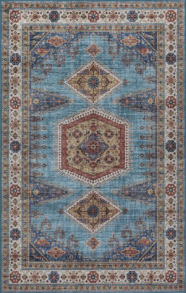 Momeni Karachi KAR10 Blue Rug