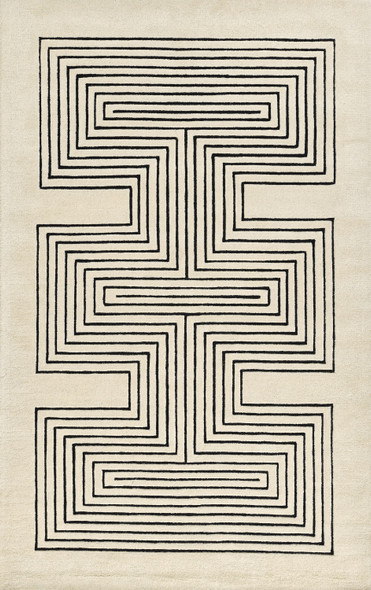 Momeni Simba SIM-3 White Rug