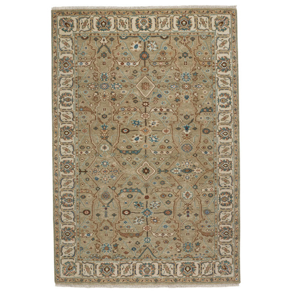 Capel Sarah 1096-250 Green Beige Rug