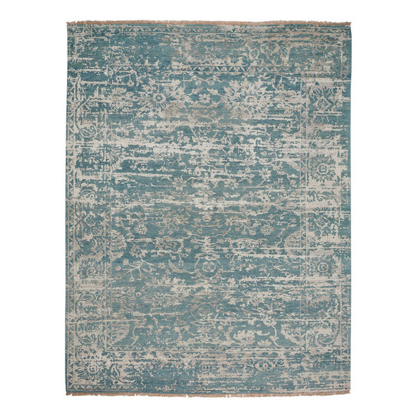 Capel Jain 1201-425 Medium Blue Rug